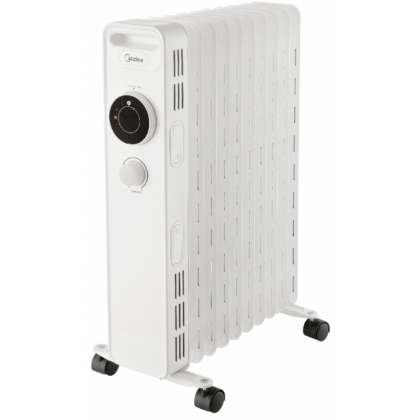 Radiateur à Bain D'huile 2000W Avec Minuterie 24h, Smart Control Et App Smart Life Blanc